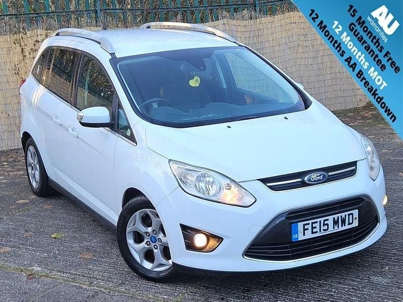 White Used 2015 Ford Grand C-Max Zetec MPV | £4,195 (Good price) - Image 1/4