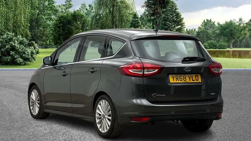 Used Ford C-MAX Titanium 125 HP (91 kW) 2018 Grey MPV