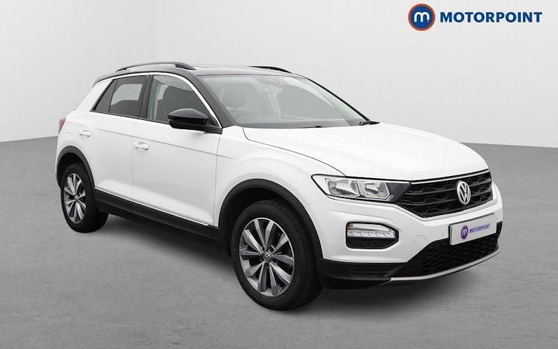 White Used 2021 VW T-Roc Design SUV | £16,649 (Fair price) - Image 1/4
