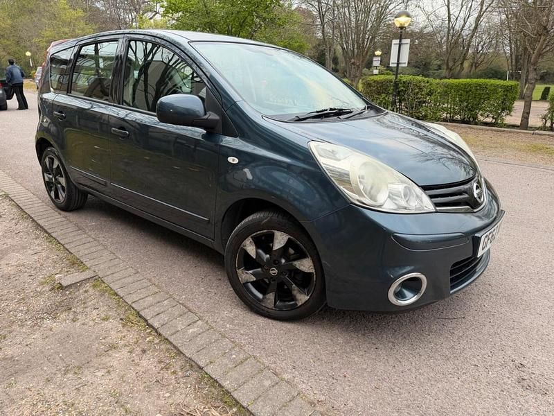Begagnad Nissan Note Acenta 110 HK (80 kW) 2012 Blå Halvkombi
