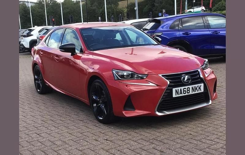 Red Used 2018 Lexus IS300h Sport Line Sedan | £15,500 (Fair price) - Image 1/3