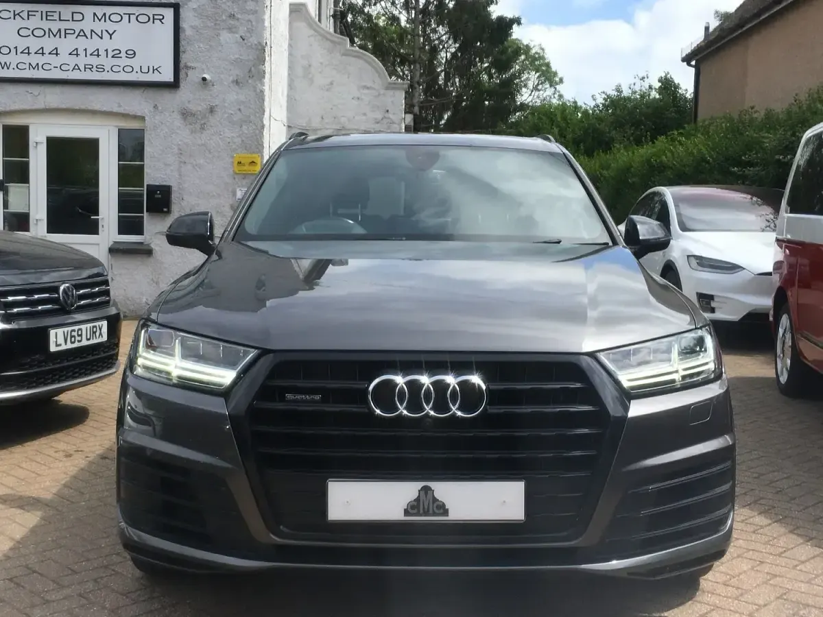 Used Audi Q7 Black Edition 2018 Grey SUV