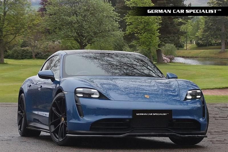 Blue Used 2022 Porsche Taycan Estate | £45,990 (Fair price) - Image 1/4