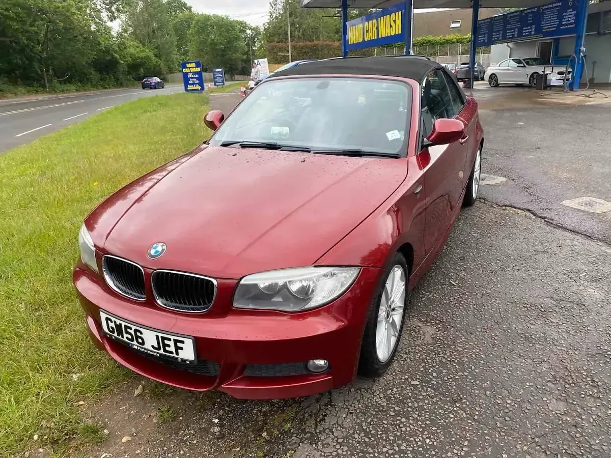 Used BMW 120 Cabriolet M Sport 2012 Red Cabriolet