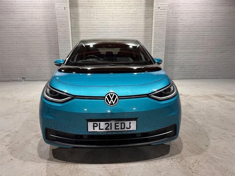 Used VW ID.3 Pro Performance 150 kW (204 HP) 2021 Blue Hatchback