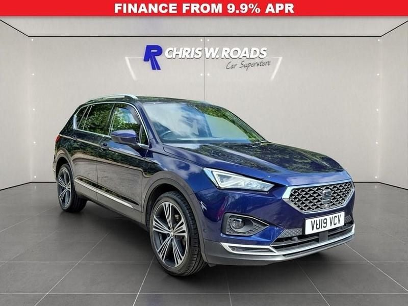 Blue Used 2019 Seat Tarraco XCELLENCE Lux SUV | £17,000 (Fair price) - Image 1/3