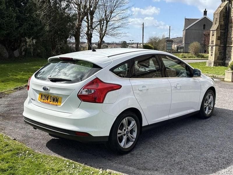 Used Ford Focus Zetec 115 HP (84 kW) 2014 White Hatchback