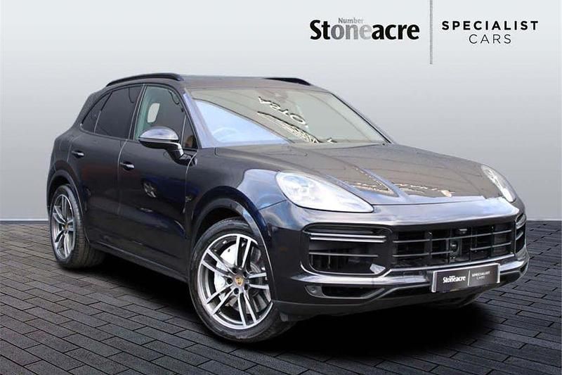 Black Used 2018 Porsche Cayenne Turbo SUV | £44,000 (Good price) - Image 1/4