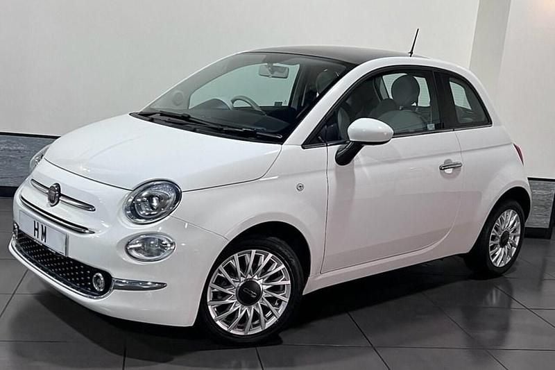 Used Fiat 500 Lounge 85 HP (62 kW) 2020 White Hatchback