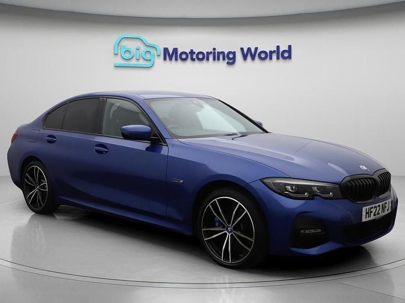 Blue Used 2022 BMW 330e M Sport Sedan | £22,900 (Fair price) - Image 1/4
