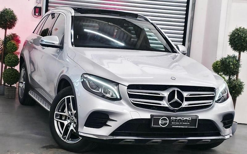 Used Mercedes GLC250 AMG Line Premium 204 HP (150 kW) 2017 Silver Estate