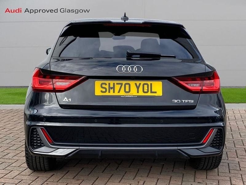 Used Audi A3 S-Line 110 HP (80 kW) 2020 Black Hatchback