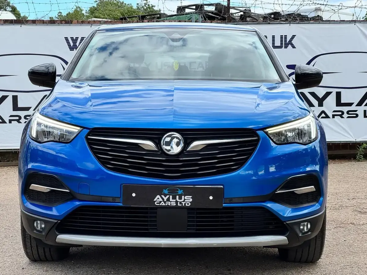 Used Vauxhall Grandland X SRi 130 HP (95 kW) 2019 Blue SUV