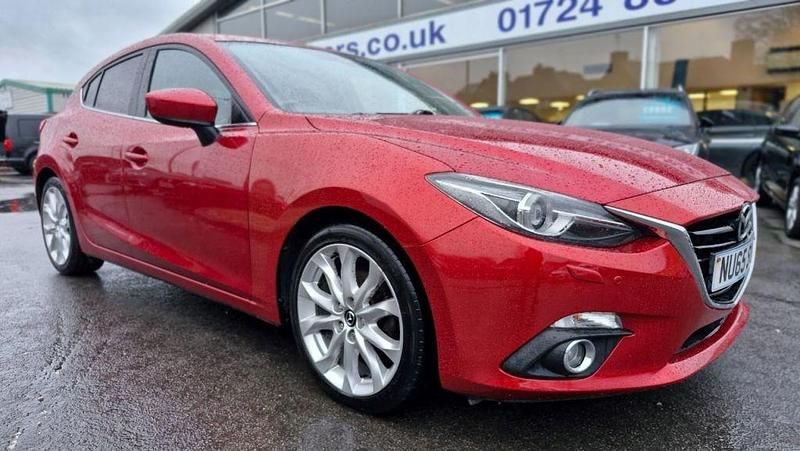 Red Used 2015 Mazda 3 Inclusive Hatchback | £7,200 (Fair price) - Image 1/4