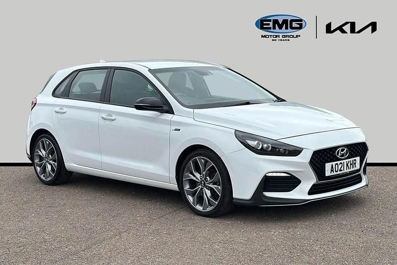 White Used 2021 Hyundai i30 N Line Hatchback | £14,495 (Fair price) - Image 1/1