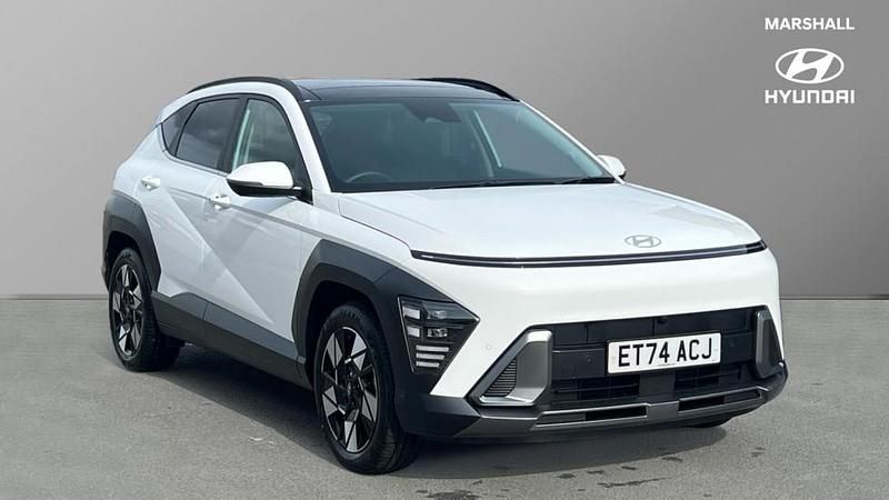 White Used 2025 Hyundai Kona Ultimate SUV | £28,219 (Expensive) - Image 1/4