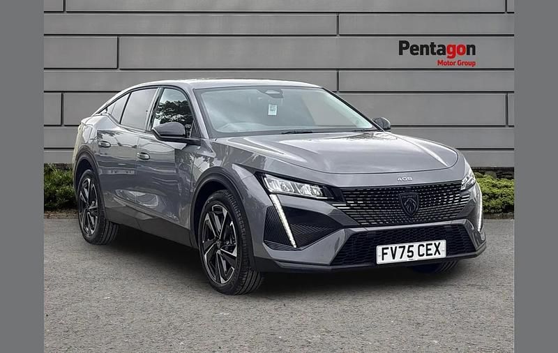 Grey New 2025 Peugeot 408 Allure Sedan | £22,995 (Expensive) - Image 1/4