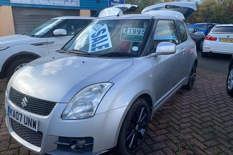 Silver Used 2007 Suzuki Swift Sport Hatchback | £1,995 (A bit pricey) - Image 1/1