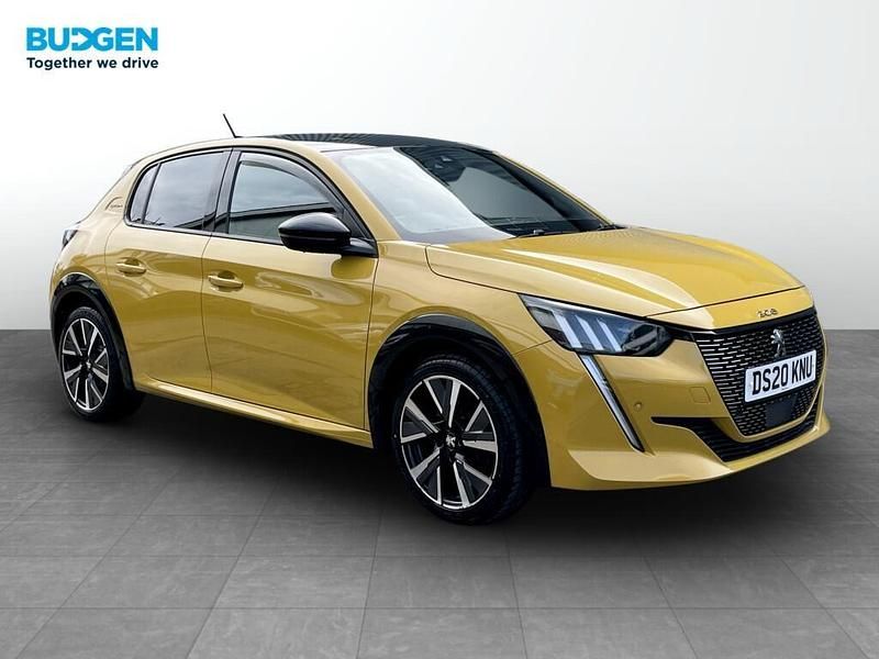 Used Peugeot 208 GT-line 99 HP (72 kW) 2020 Yellow Hatchback