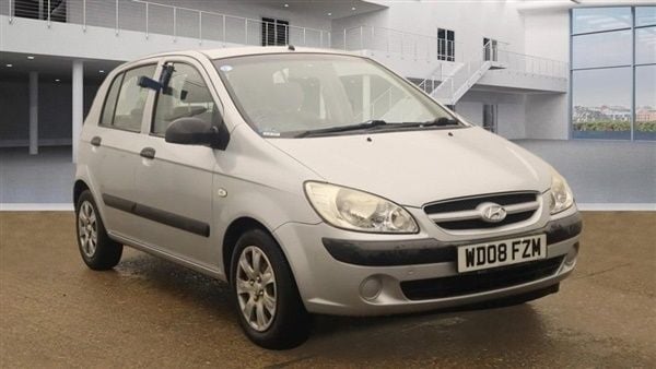 Silver Used 2008 Hyundai Getz Hatchback | £1,899 (Fair price) - Image 1/1