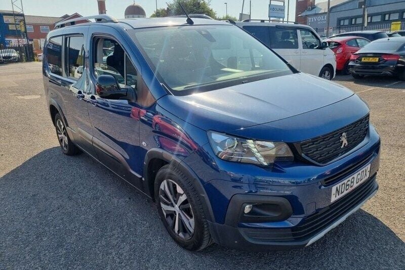 Blue Used 2019 Peugeot Rifter GT-line MPV | £12,995 (Fair price) - Image 1/1