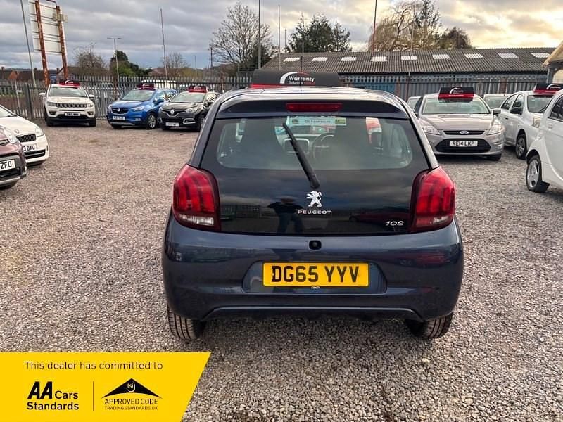 Used Peugeot 108 Active+ 68 HP (50 kW) 2015 Blue Hatchback