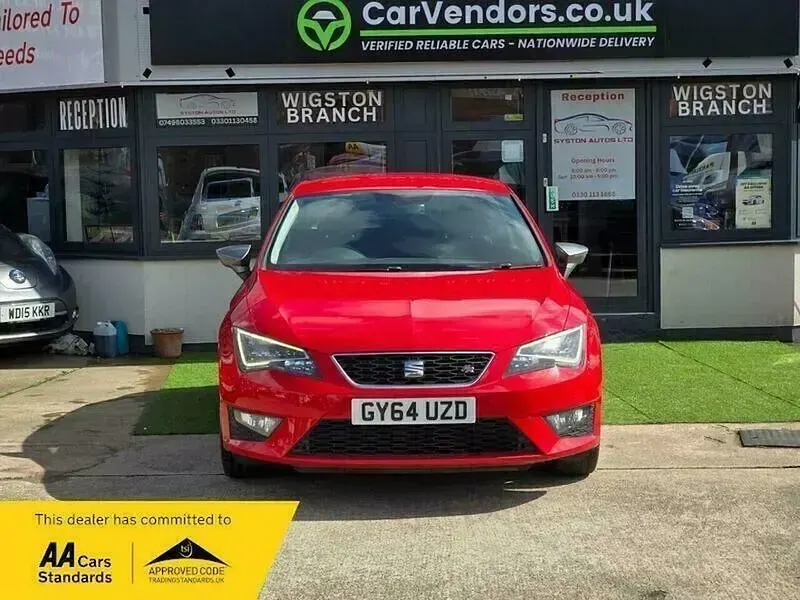 Used Seat Leon FR 125 HP (91 kW) 2014 Red Hatchback