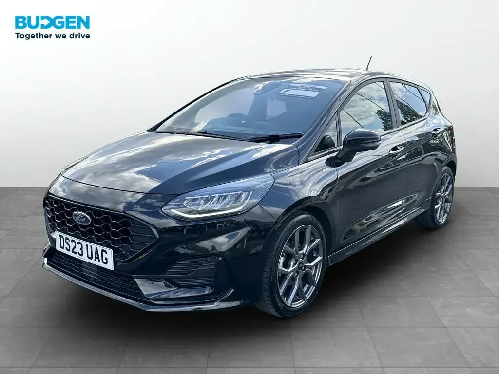 Used Ford Fiesta ST-Line 125 HP (91 kW) 2023 Black Hatchback