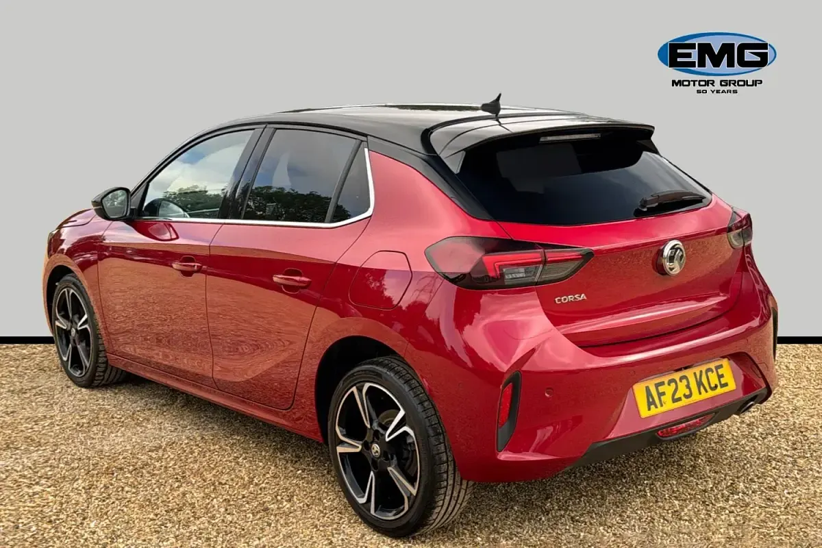 Used Vauxhall Corsa Ultimate 100 HP (73 kW) 2023 Red Hatchback