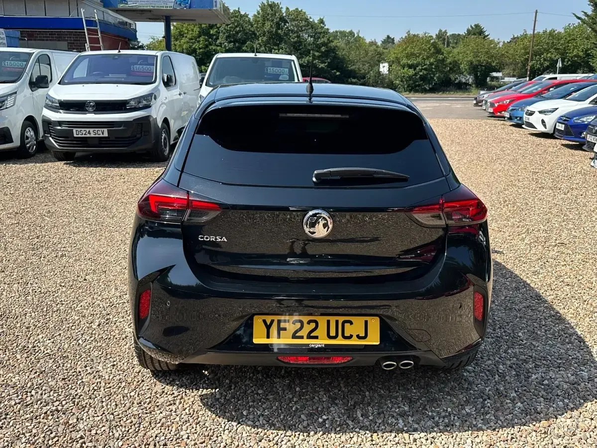 Used Vauxhall Corsa Ultimate 128 HP (94 kW) 2022 Black Hatchback