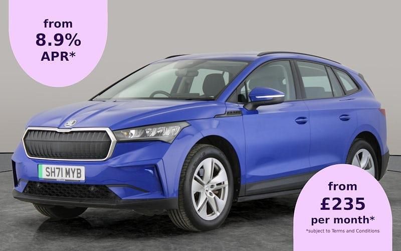 Blue Used 2022 Skoda Enyaq iV ecoSuite SUV | £17,570 (Good price) - Image 1/2