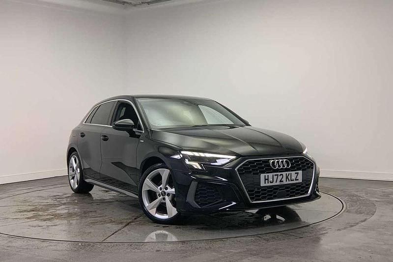 Black Used 2022 Audi A3 S-Line Hatchback | £21,400 (Fair price) - Image 1/4