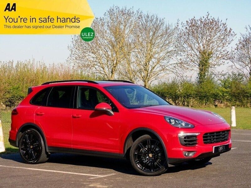 Red Used 2017 Porsche Cayenne SUV | £23,995 (Fair price) - Image 1/4