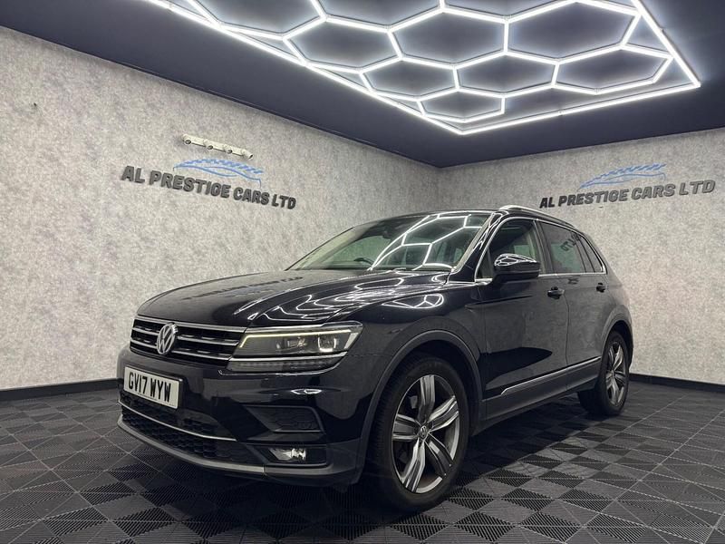 Used VW Tiguan SEL 2017 Black SUV