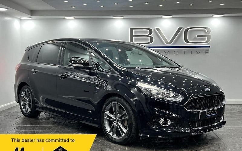 Black Used 2018 Ford S-MAX ST-Line MPV | £18,994 (A bit pricey) - Image 1/2
