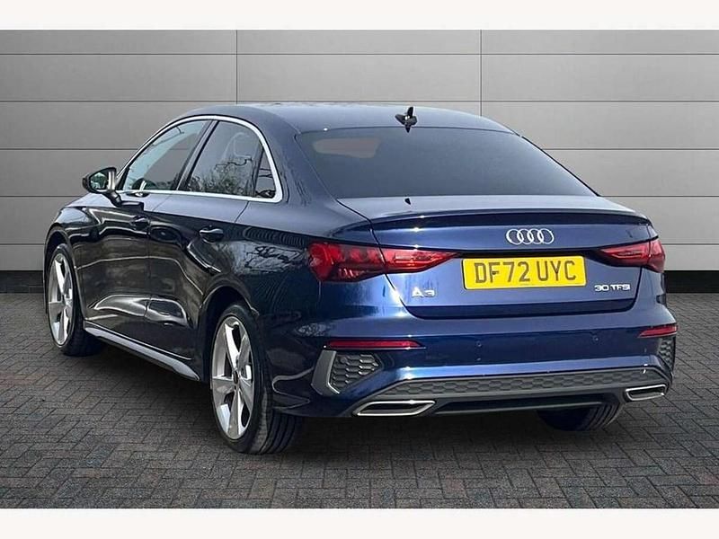 Used Audi A3 S-Line 110 HP (80 kW) 2023 Blue Sedan