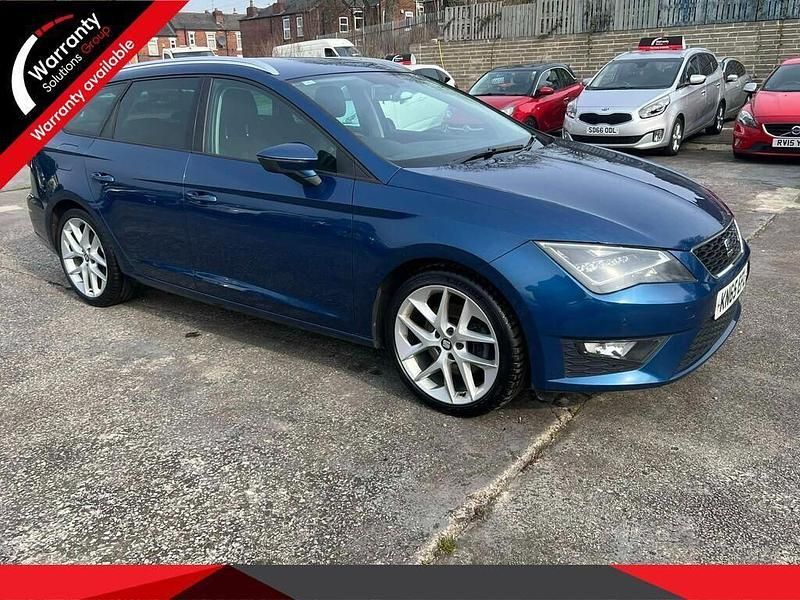 Begagnad Seat Leon FR 184 HK (135 kW) 2015 Blå Kombi