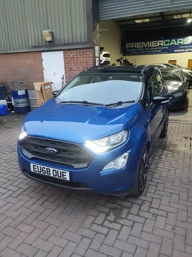 Used Ford Ecosport ST-Line 140 HP (102 kW) 2018 Blue SUV
