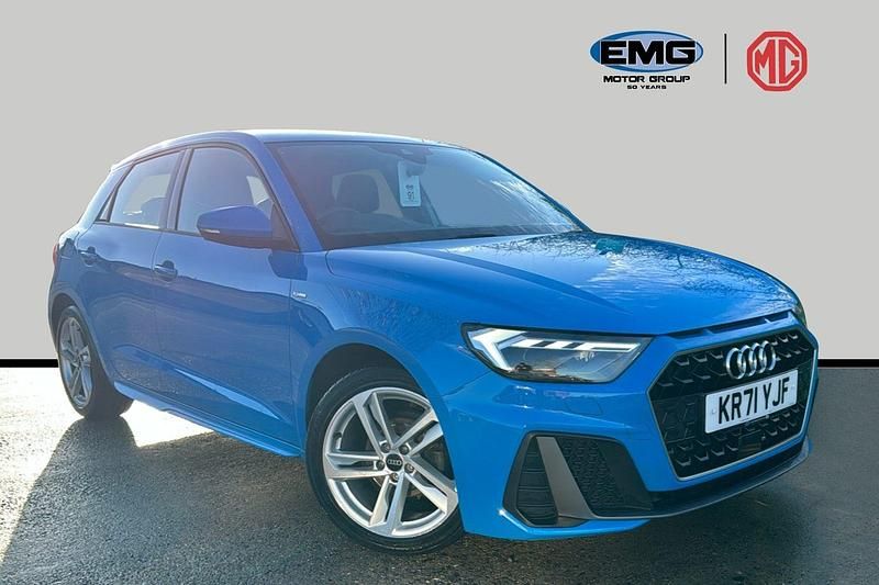 Used Audi A1 Sportback S-Line 95 HP (69 kW) 2022 Blue Hatchback