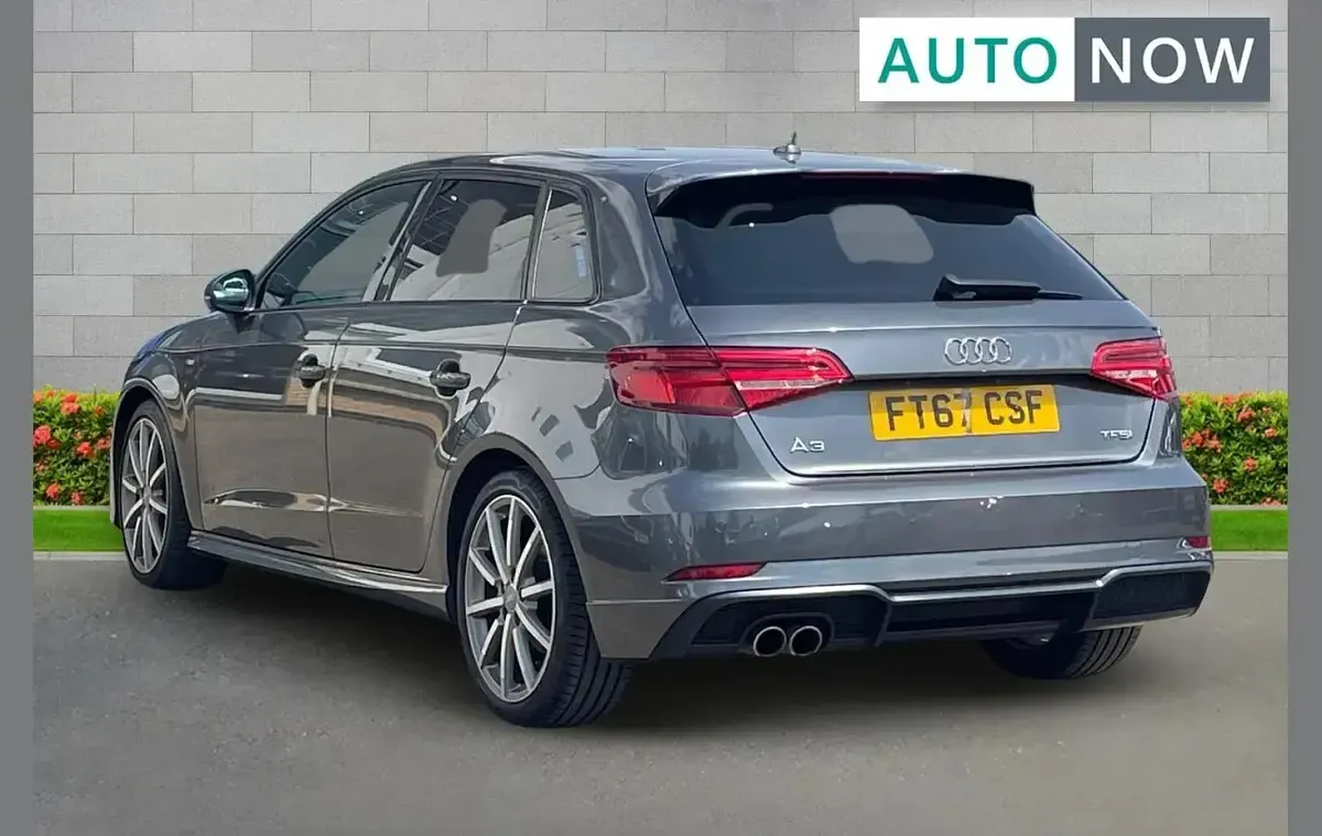 Used Audi A3 Black Edition 150 HP (110 kW) 2018 Grey Sedan