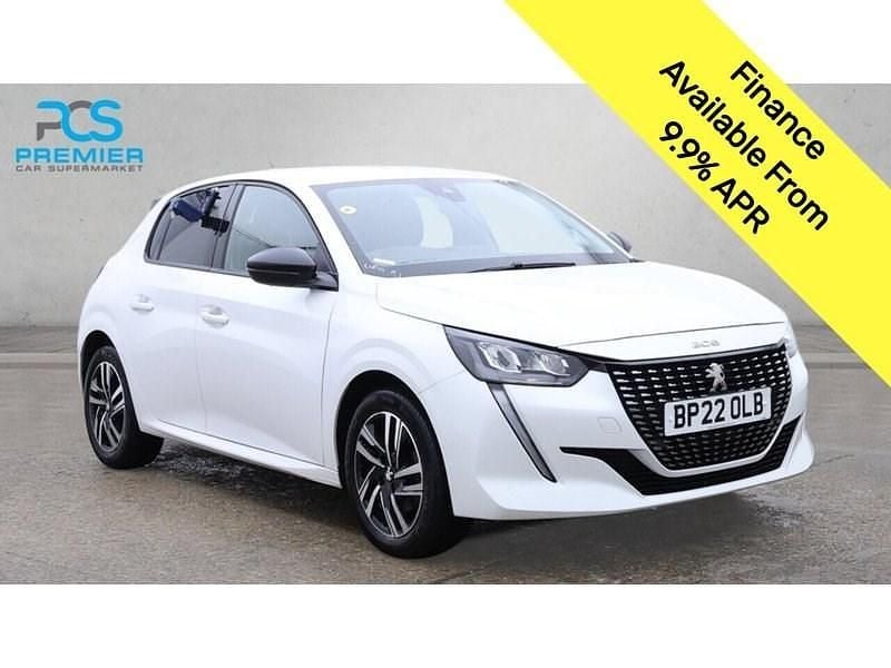 White Used 2022 Peugeot 208 Allure Premium Hatchback | £12,495 (Good price) - Image 1/3
