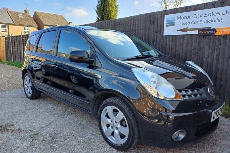 Black Used 2007 Nissan Note Tekna MPV | £1,650 (Fair price) - Image 1/1