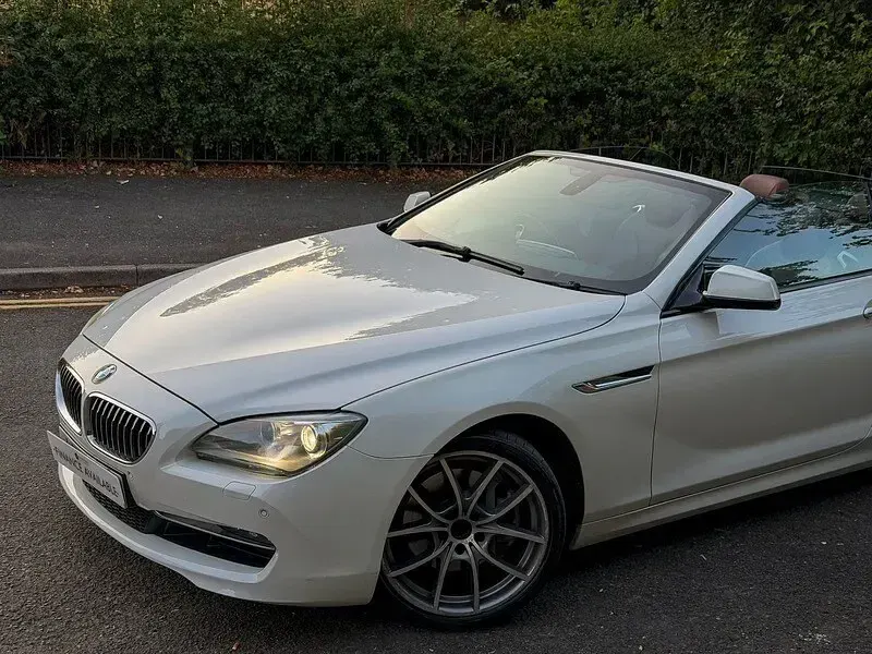 Used BMW 640 Cabriolet Performance 320 HP (235 kW) 2011 White Cabriolet