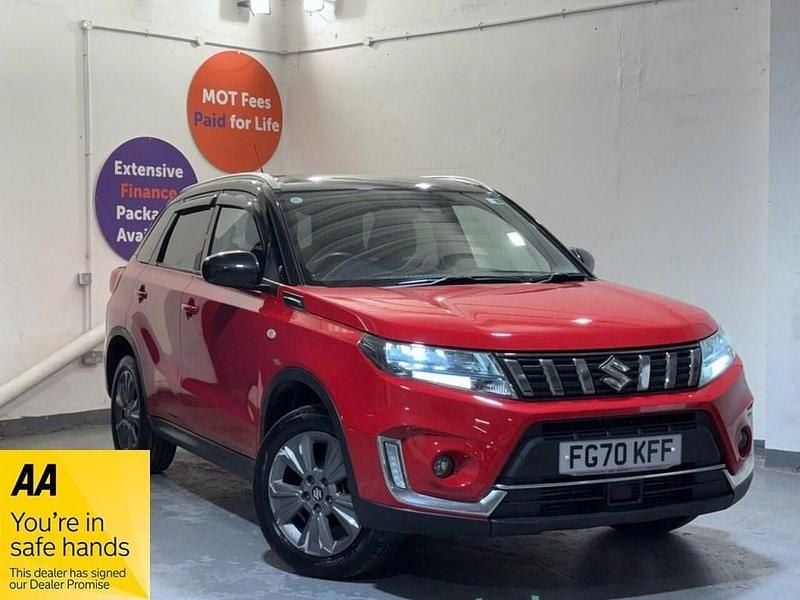 Red Used 2020 Suzuki Vitara SZ-T SUV | £11,399 (Good price) - Image 1/2