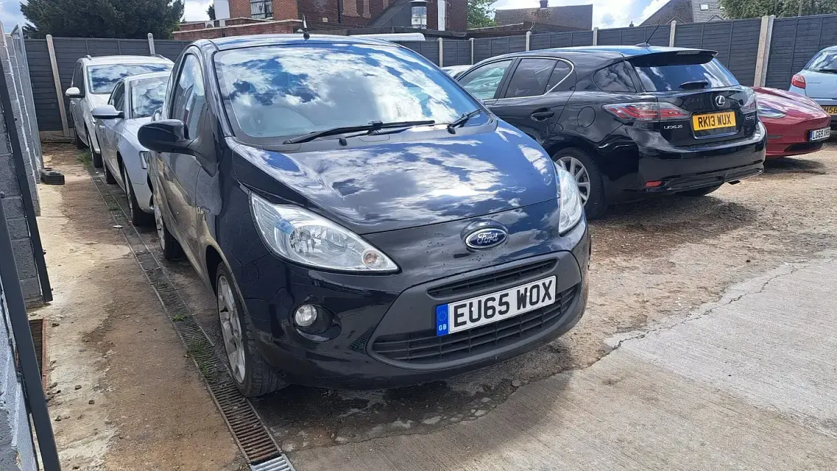 Used Ford Ka Zetec 2015 Black Hatchback