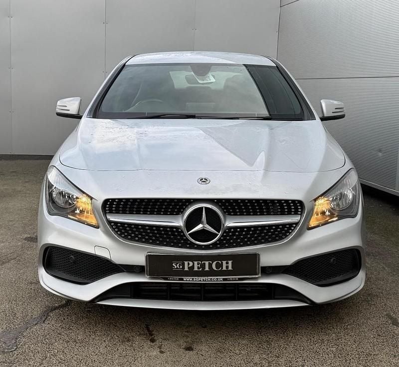 Grey Used 2018 Mercedes CLA180 AMG line Sedan | £15,495 (Good price) - Image 1/4