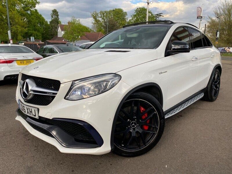 White Used 2016 Mercedes GLE63 AMG Premium Coupe | £37,999 (Fair price) - Image 1/4