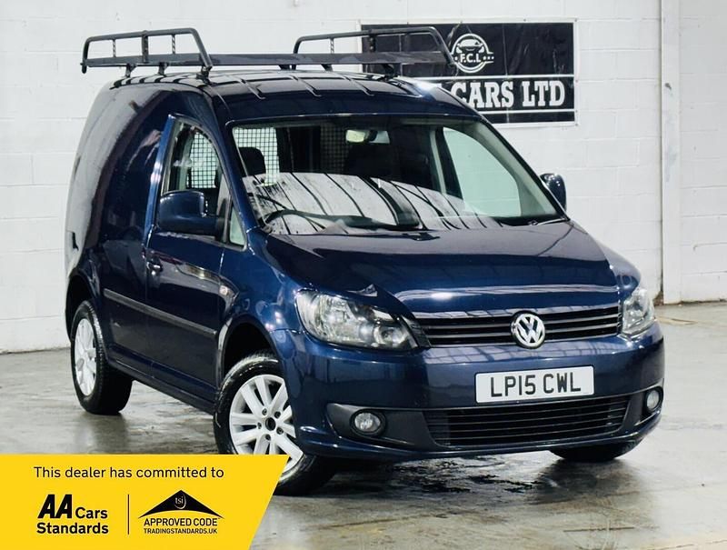 Used VW Caddy Highline 102 HP (75 kW) 2015 Blue MPV