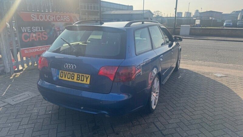 Used Audi A4 S-Line 170 HP (125 kW) 2008 Blue Estate