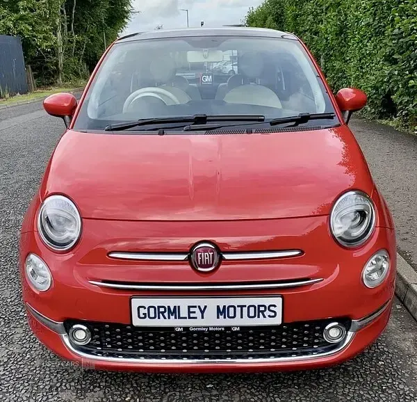Used Fiat 500 Lounge 69 HP (50 kW) 2018 Red Hatchback